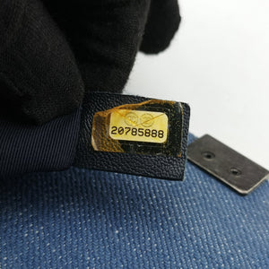 Pre-owned Chanel BOY CHANEL Blue Denim A67086 shoulderbag | stylenewstar