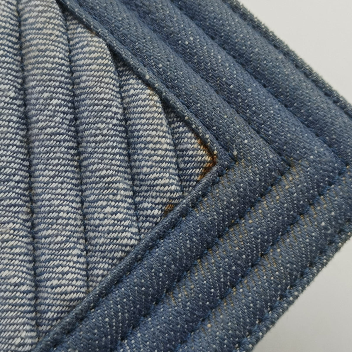Pre-owned Chanel BOY CHANEL Blue Denim A67086 shoulderbag | stylenewstar