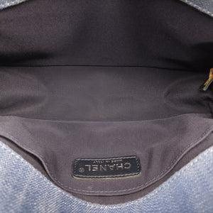 Pre-owned Chanel BOY CHANEL Blue Denim A67086 shoulderbag | stylenewstar