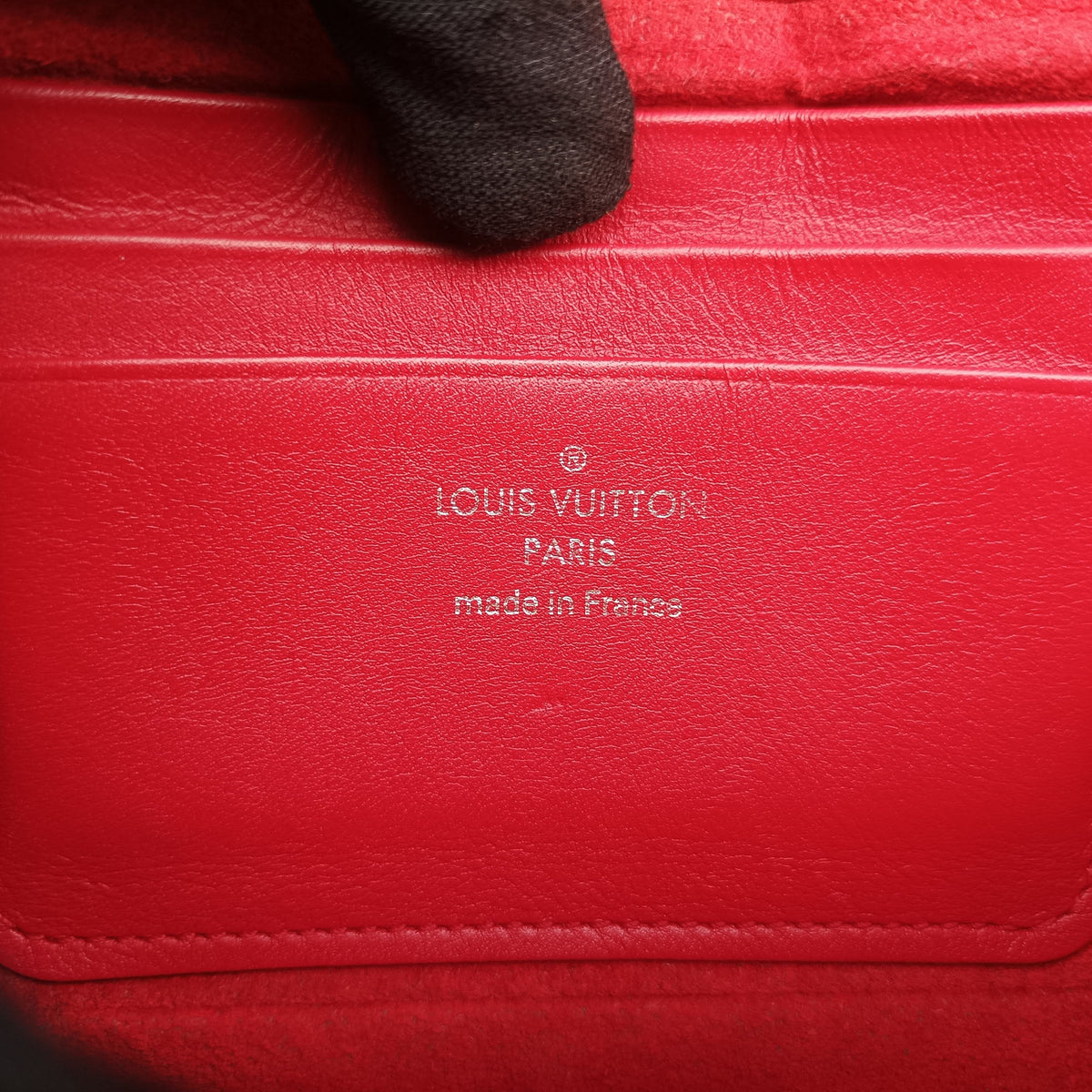 Pre-owned Louis Vuitton New Wave Chain Pochette ECARLATE Leather M63956 shoulderbag | stylenewstar