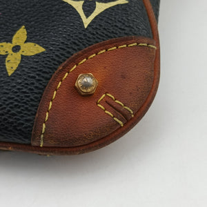 Vintage Louis Vuitton Pochette Mira MM Noir Monogram Multicolor M60097 handbag | stylenewstar