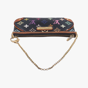 Vintage Louis Vuitton Pochette Mira MM Noir Monogram Multicolor M60097 handbag | stylenewstar