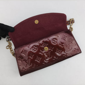Pre-owned Louis Vuitton Sunset Boulevard Rouge Fauvist Vernis M91679 shoulderbag | stylenewstar