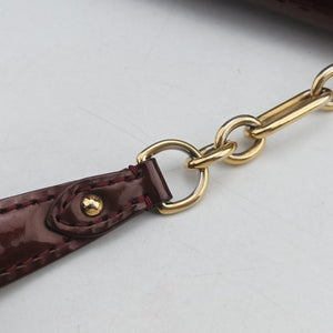 Pre-owned Louis Vuitton Sunset Boulevard Rouge Fauvist Vernis M91679 shoulderbag | stylenewstar