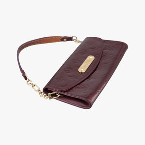 Pre-owned Louis Vuitton Sunset Boulevard Rouge Fauvist Vernis M91679 shoulderbag | stylenewstar