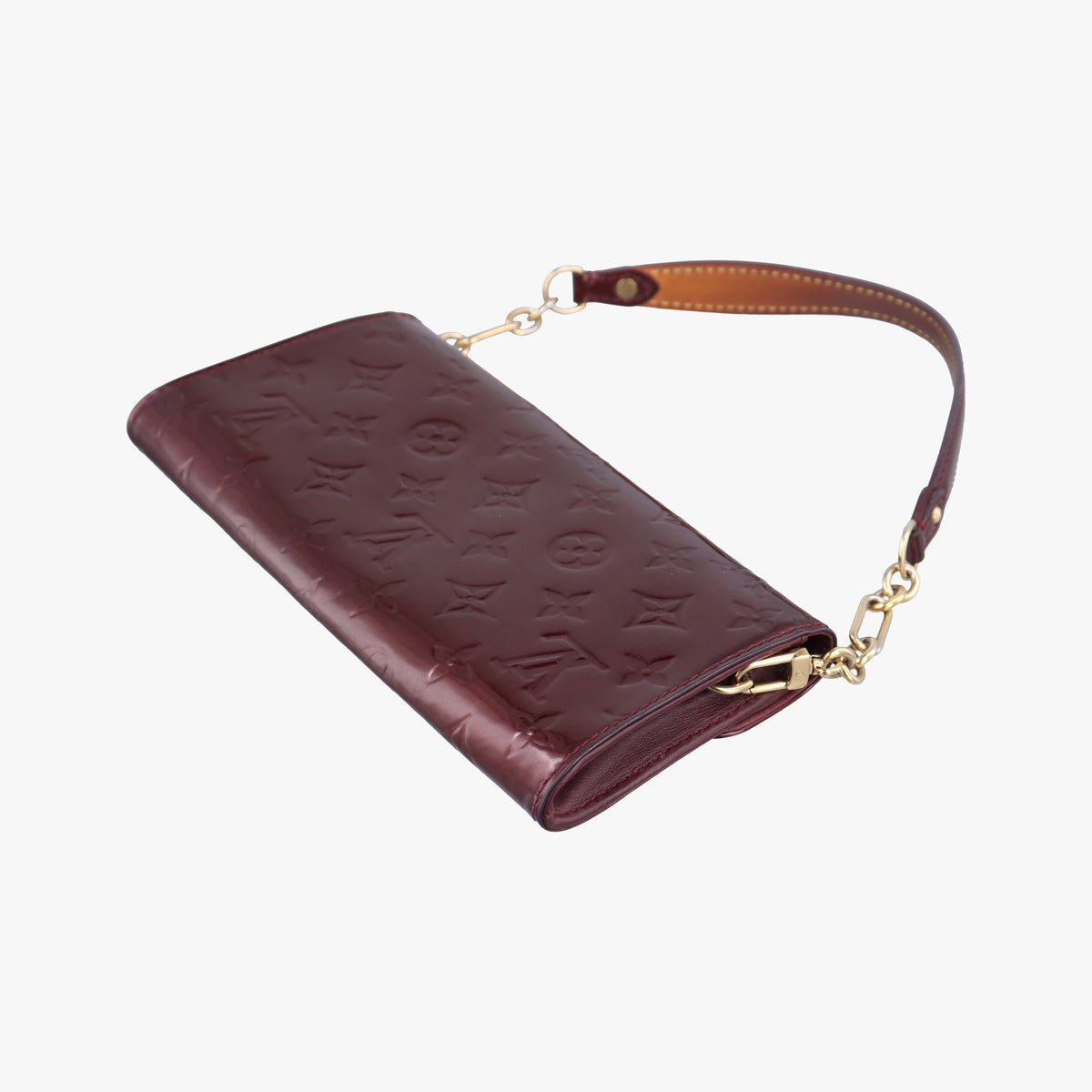 Pre-owned Louis Vuitton Sunset Boulevard Rouge Fauvist Vernis M91679 shoulderbag | stylenewstar