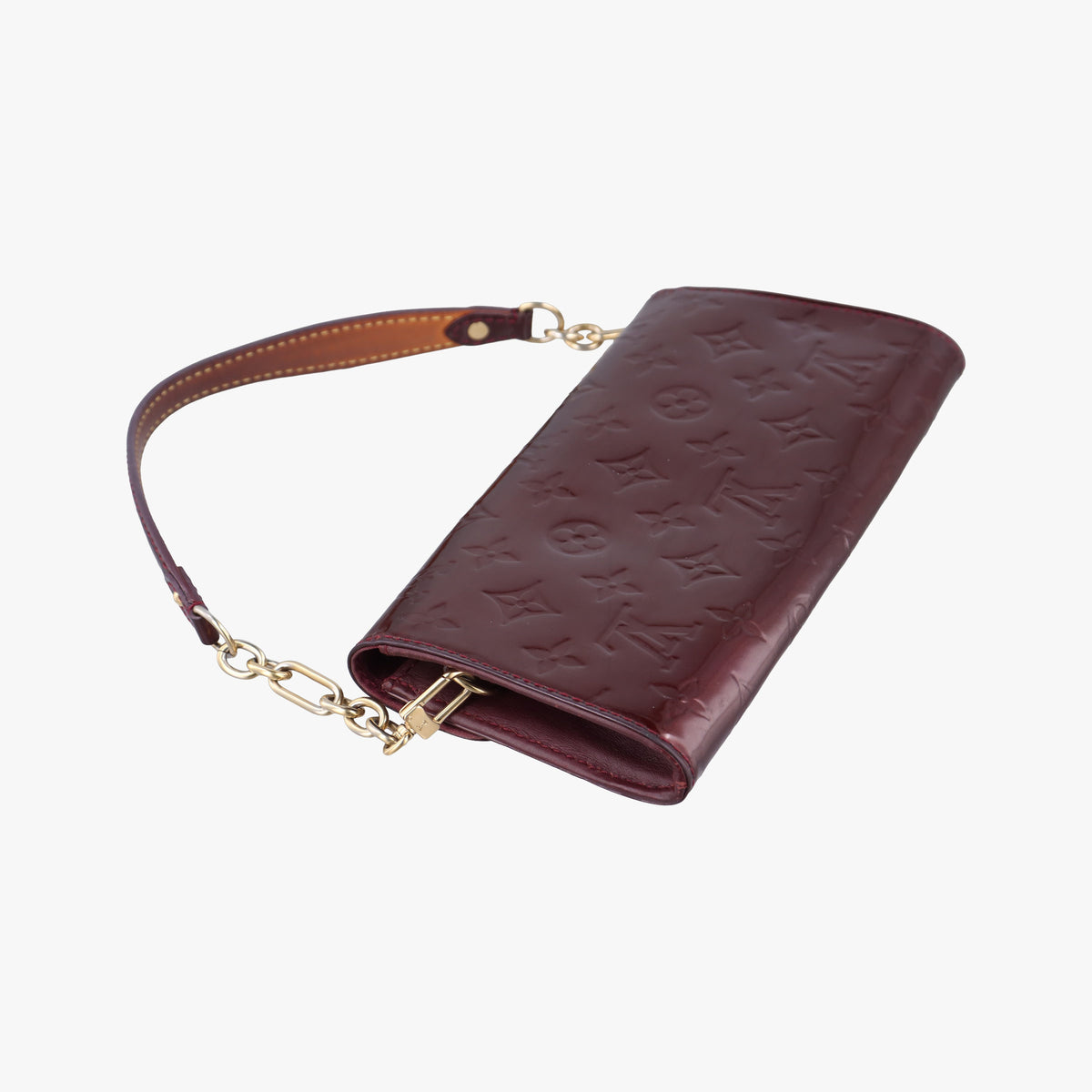 Pre-owned Louis Vuitton Sunset Boulevard Rouge Fauvist Vernis M91679 shoulderbag | stylenewstar