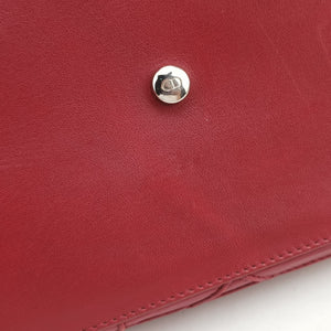 Vintage Christian Dior Granville Red lambskin  shoulderbag | stylenewstar