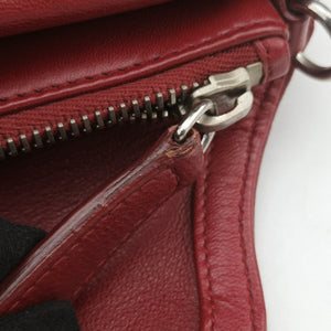 Vintage Christian Dior Granville Red lambskin  shoulderbag | stylenewstar
