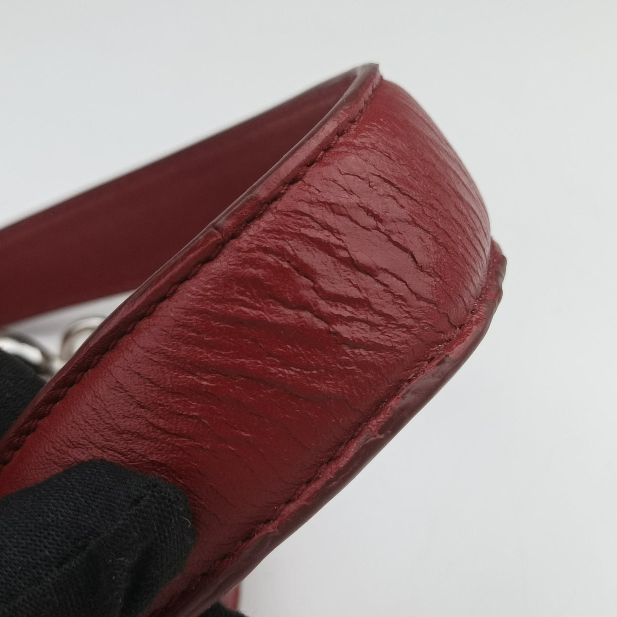Vintage Christian Dior Granville Red lambskin  shoulderbag | stylenewstar