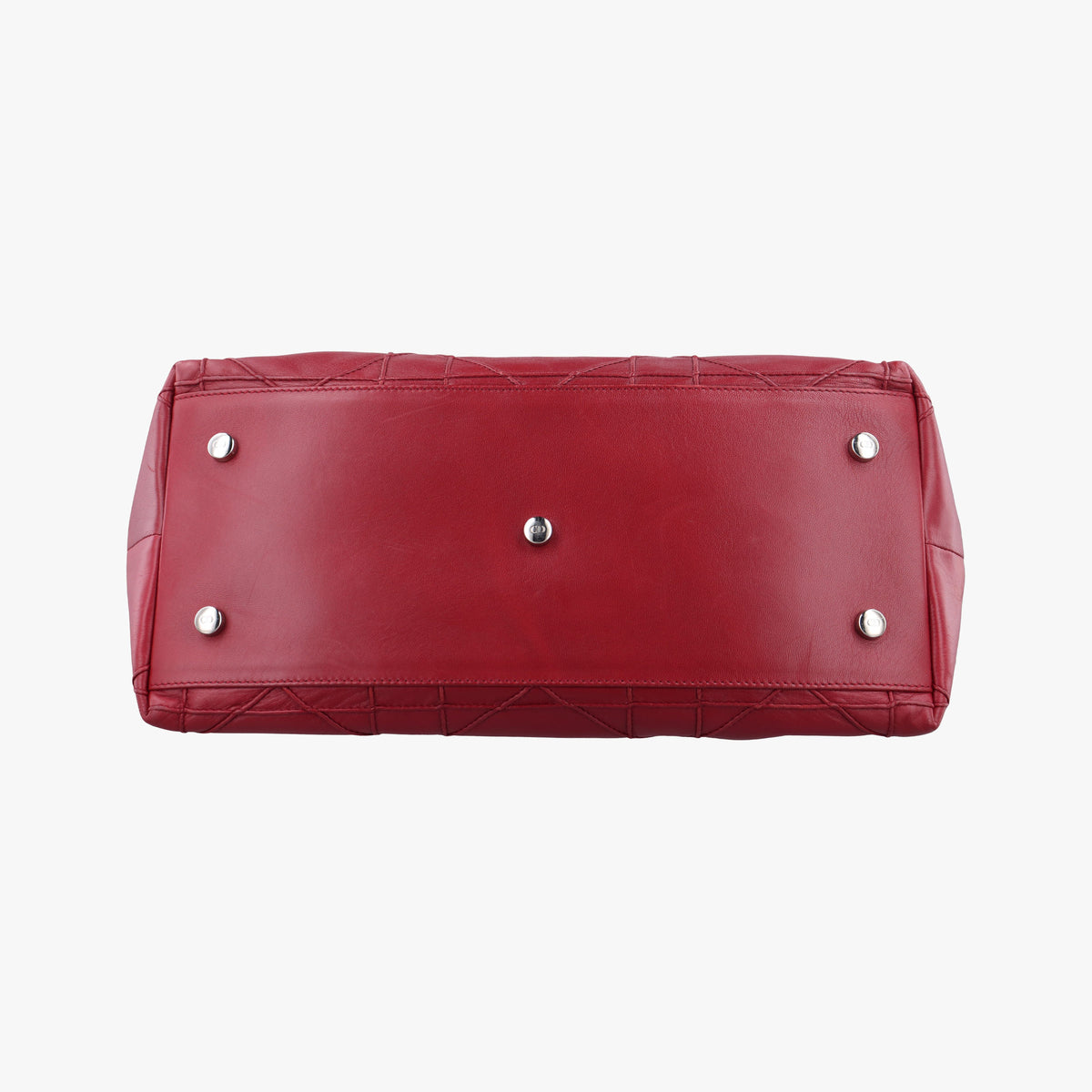 Vintage Christian Dior Granville Red lambskin  shoulderbag | stylenewstar