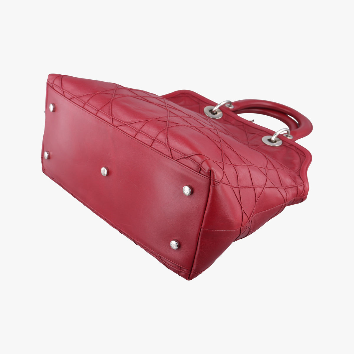 Vintage Christian Dior Granville Red lambskin  shoulderbag | stylenewstar