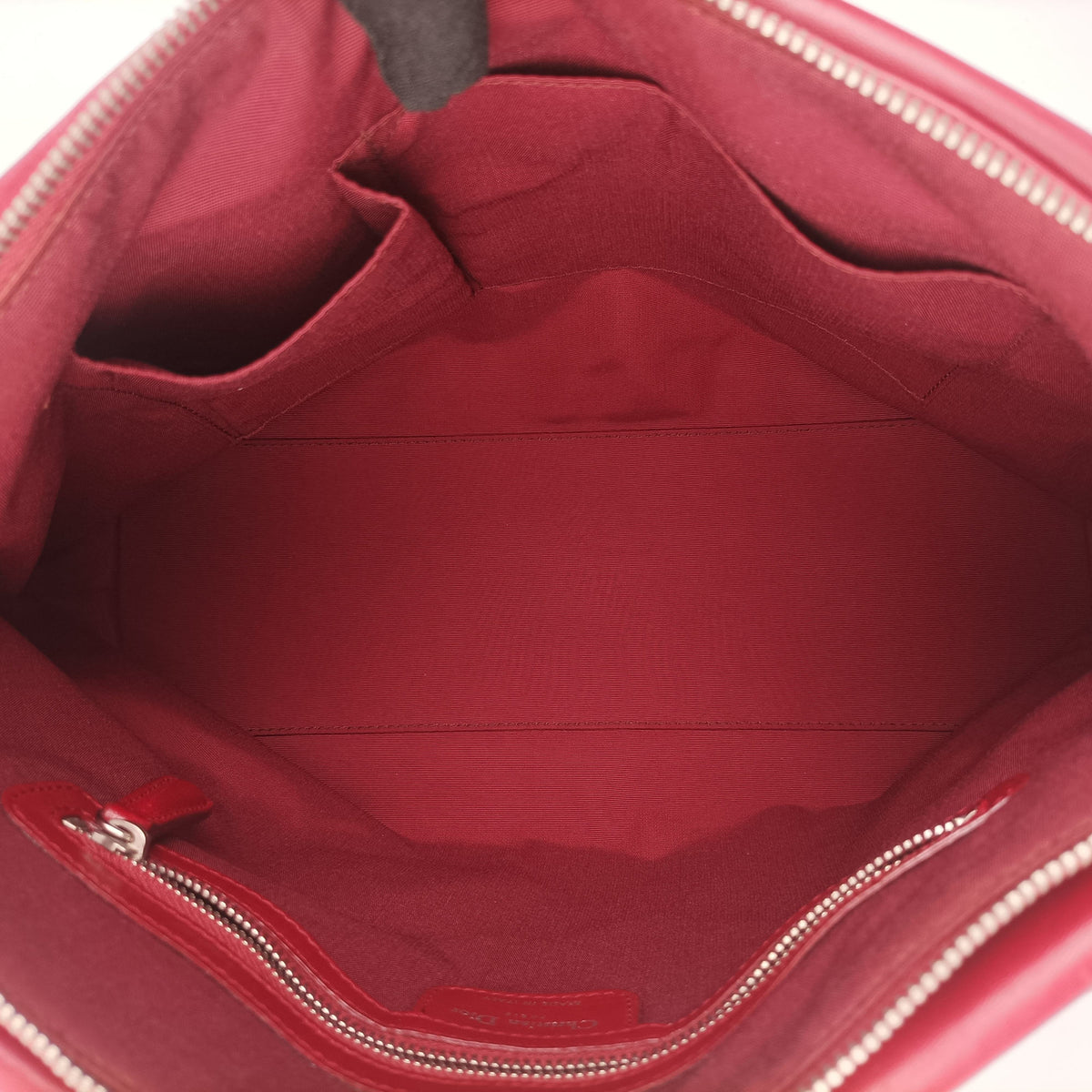 Vintage Christian Dior Granville Red lambskin  shoulderbag | stylenewstar