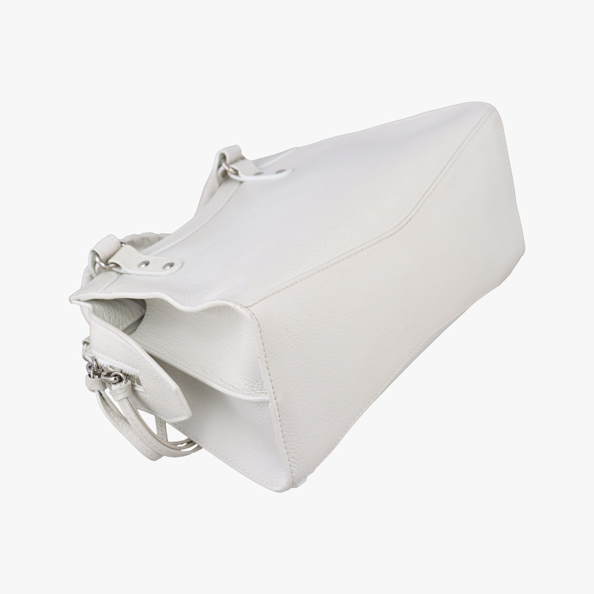 Secondhand Balenciaga Neo Classic City S White Leather 638521 shoulderbag | stylenewstar
