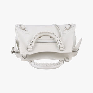 Secondhand Balenciaga Neo Classic City S White Leather 638521 shoulderbag | stylenewstar