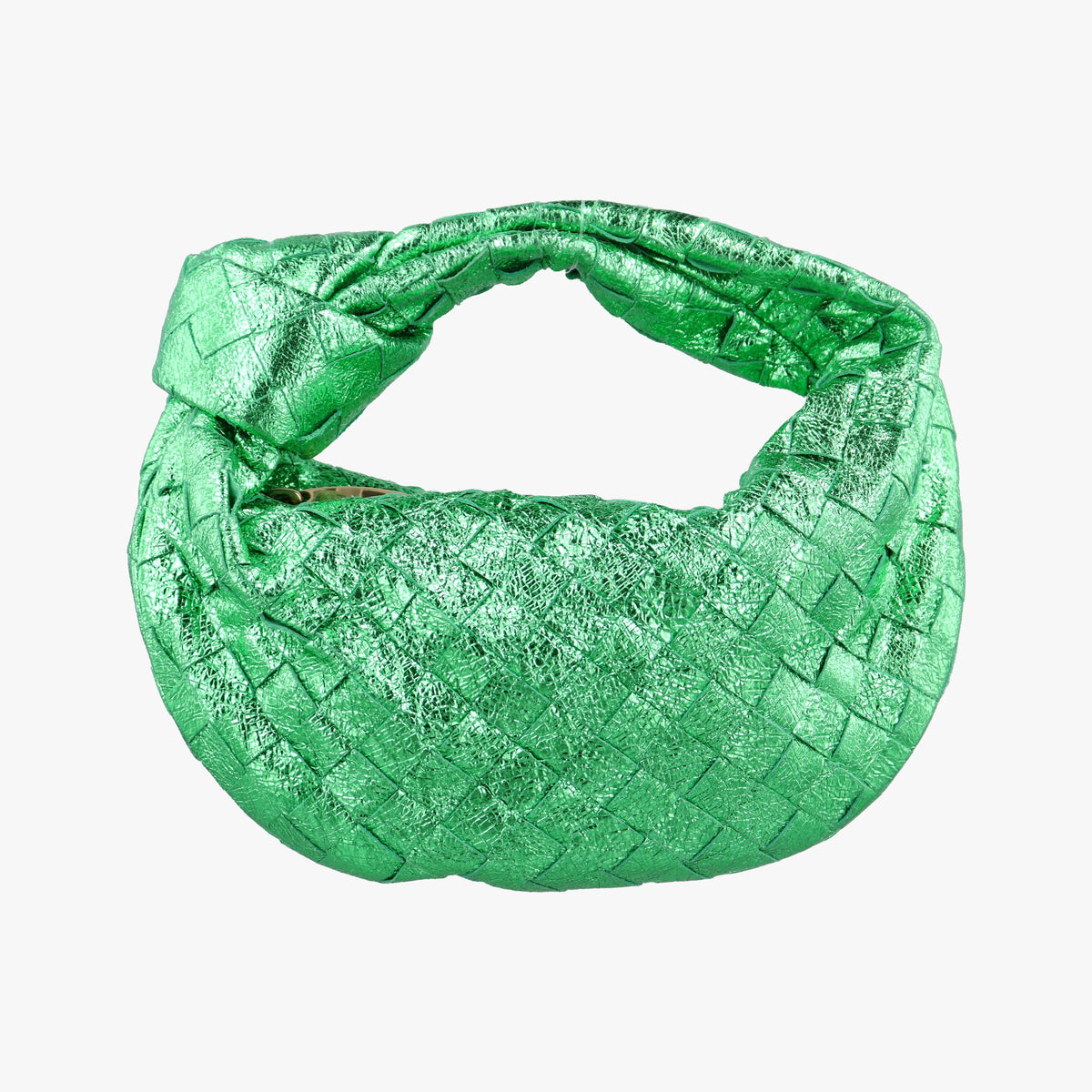 Vintage Bottega Veneta Jodie Green Leather  handbag | stylenewstar