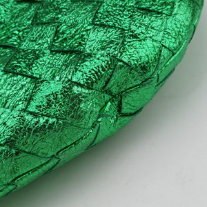 Vintage Bottega Veneta Jodie Green Leather  handbag | stylenewstar