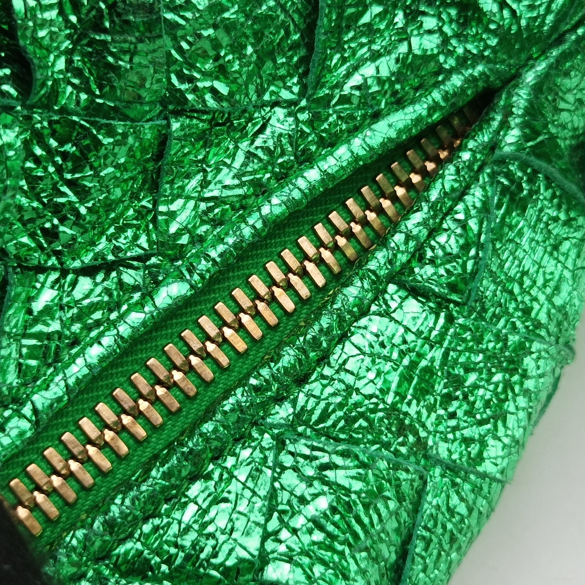 Vintage Bottega Veneta Jodie Green Leather  handbag | stylenewstar