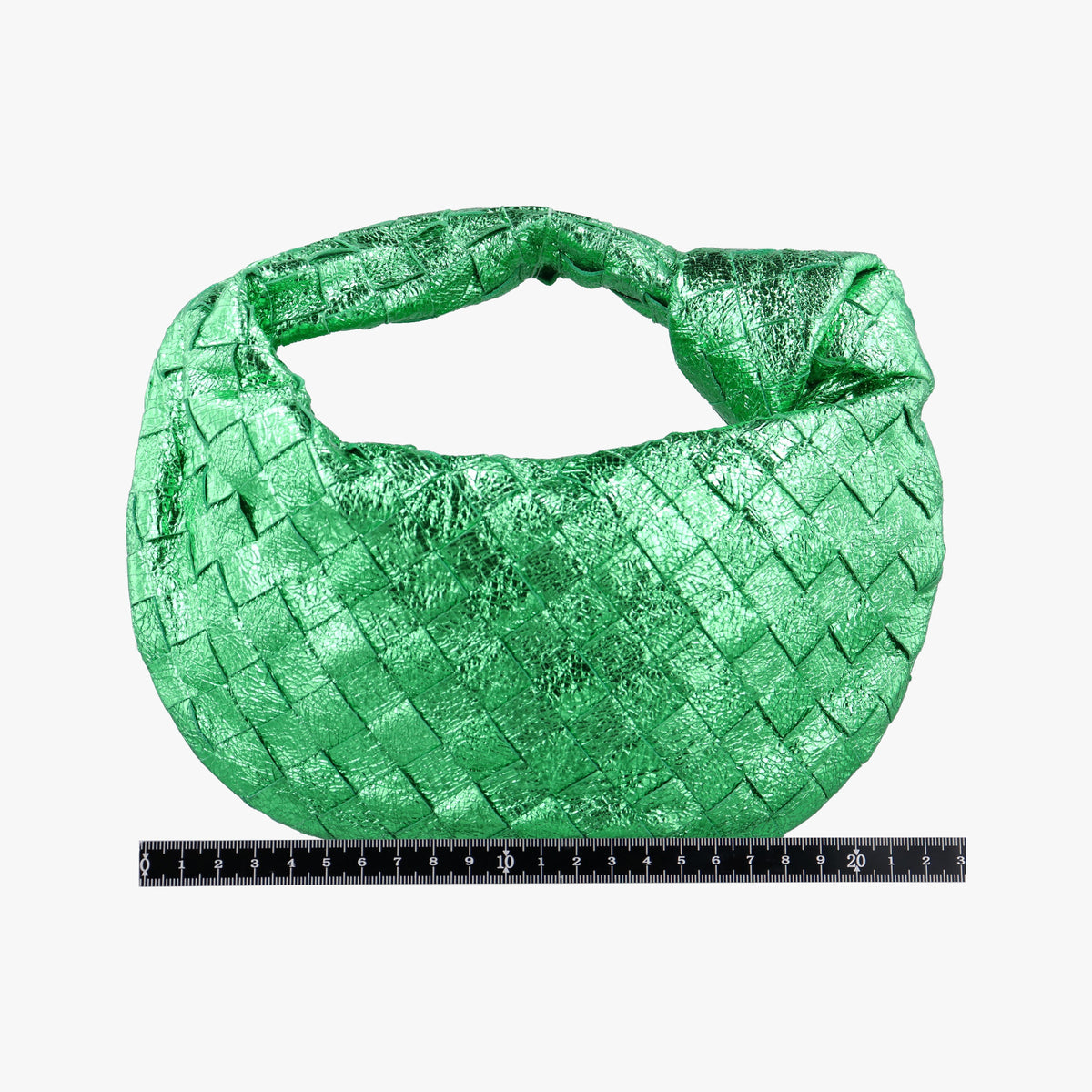 Vintage Bottega Veneta Jodie Green Leather  handbag | stylenewstar