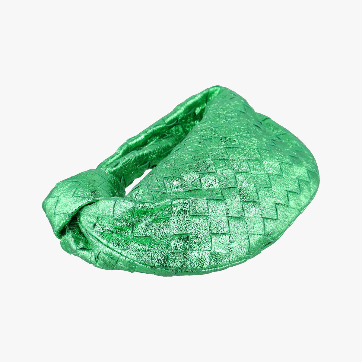 Vintage Bottega Veneta Jodie Green Leather  handbag | stylenewstar