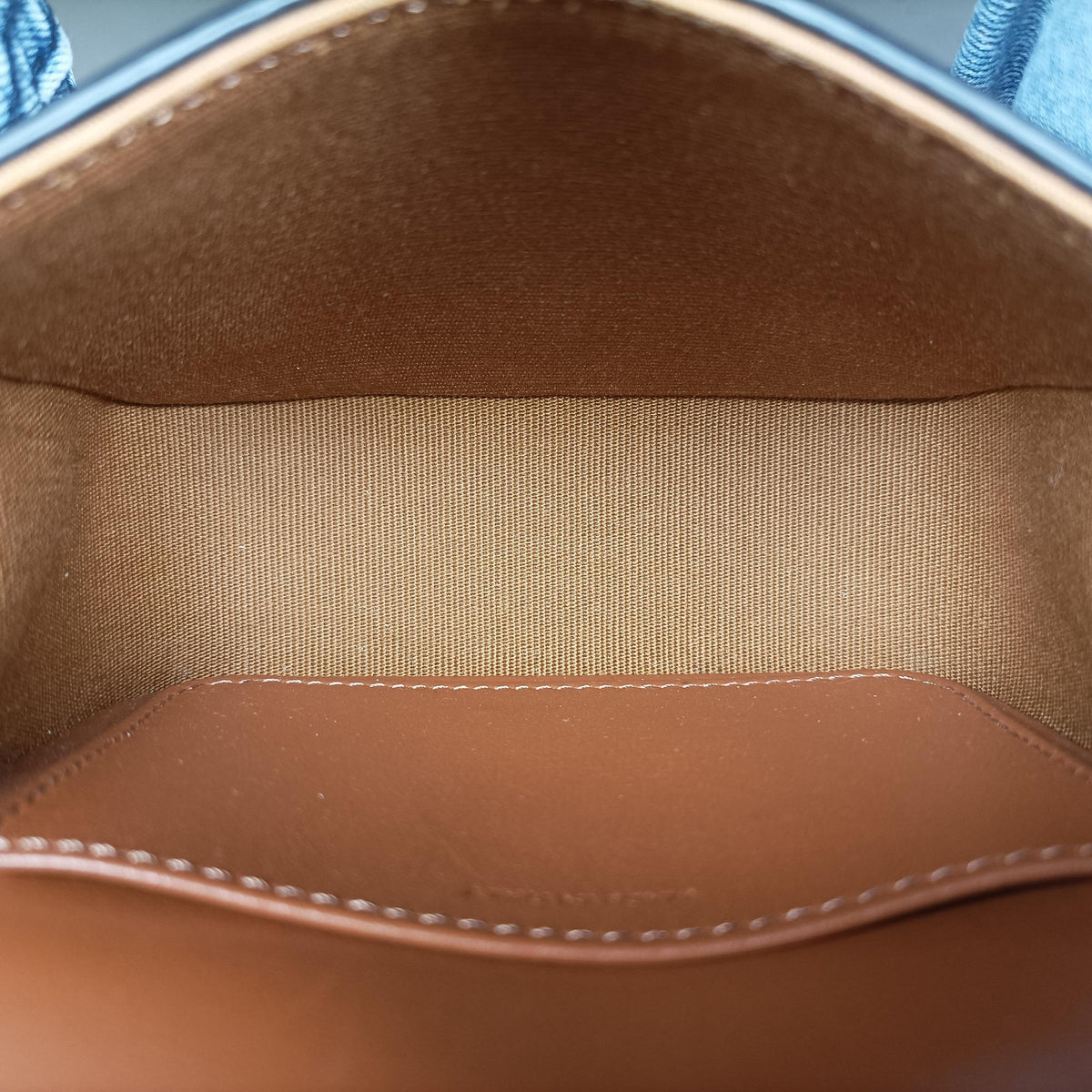 Pre-owned Celine Mini Triomphe Brown PVC coated canvas  shoulderbag | stylenewstar
