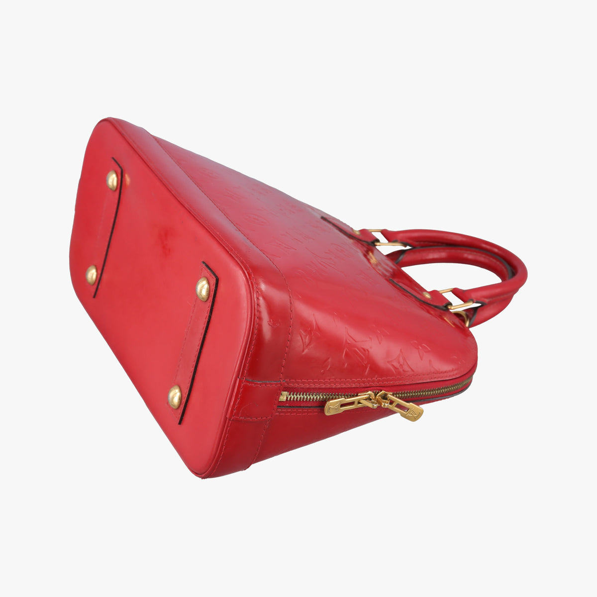 Secondhand Louis Vuitton Alma PM pomme d'amour Vernis M90096 handbag | stylenewstar