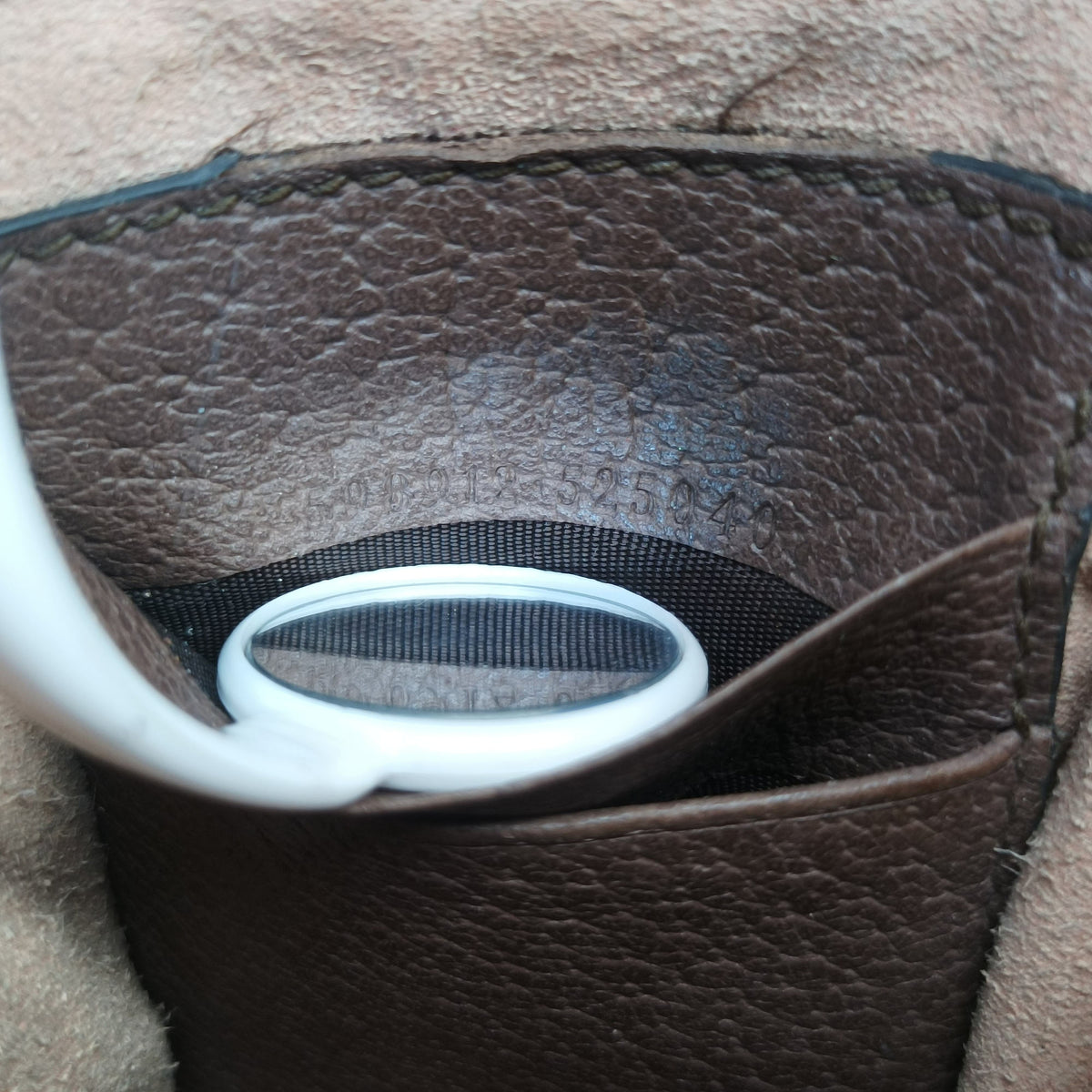 Pre-owned Gucci Ophidia Beige xBrown PVC coated canvas×Leather 598912 shoulderbag | stylenewstar