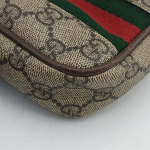 Pre-owned Gucci Ophidia Beige xBrown PVC coated canvas×Leather 598912 shoulderbag | stylenewstar