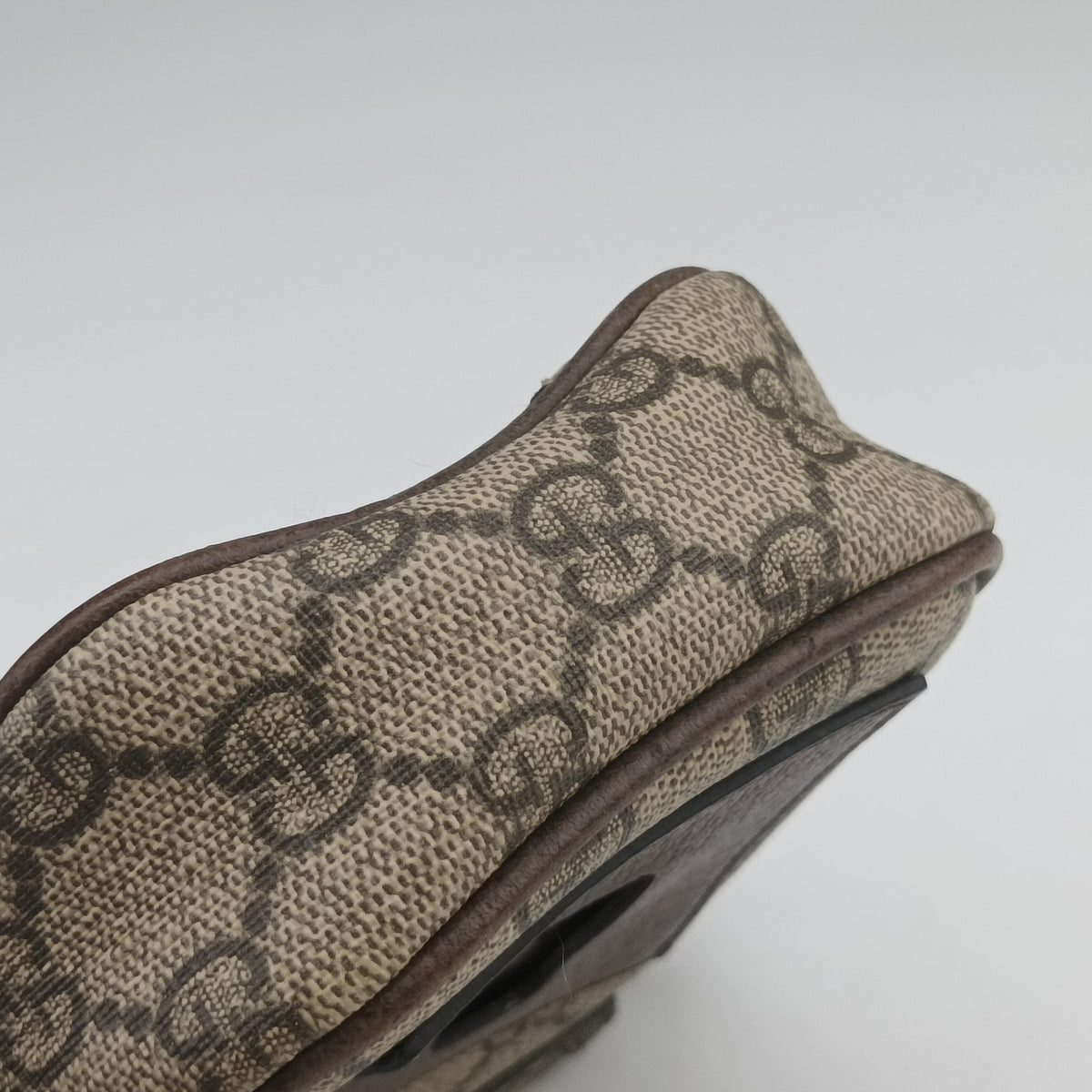 Pre-owned Gucci Ophidia Beige xBrown PVC coated canvas×Leather 598912 shoulderbag | stylenewstar