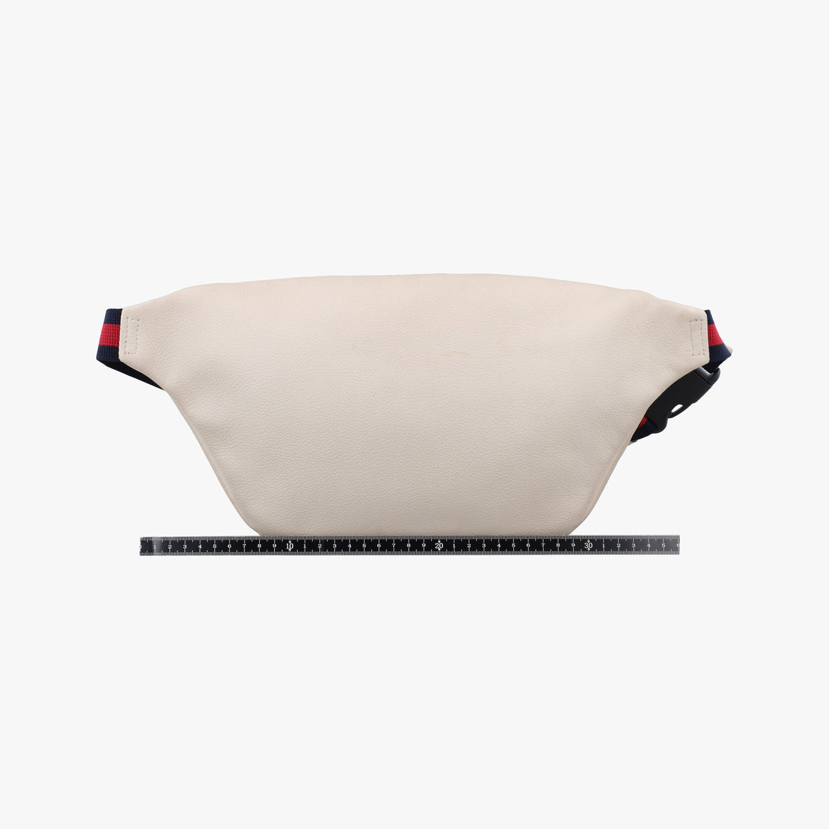 Pre-owned Gucci Print White Leather 530412 bum bag/waist bag | stylenewstar