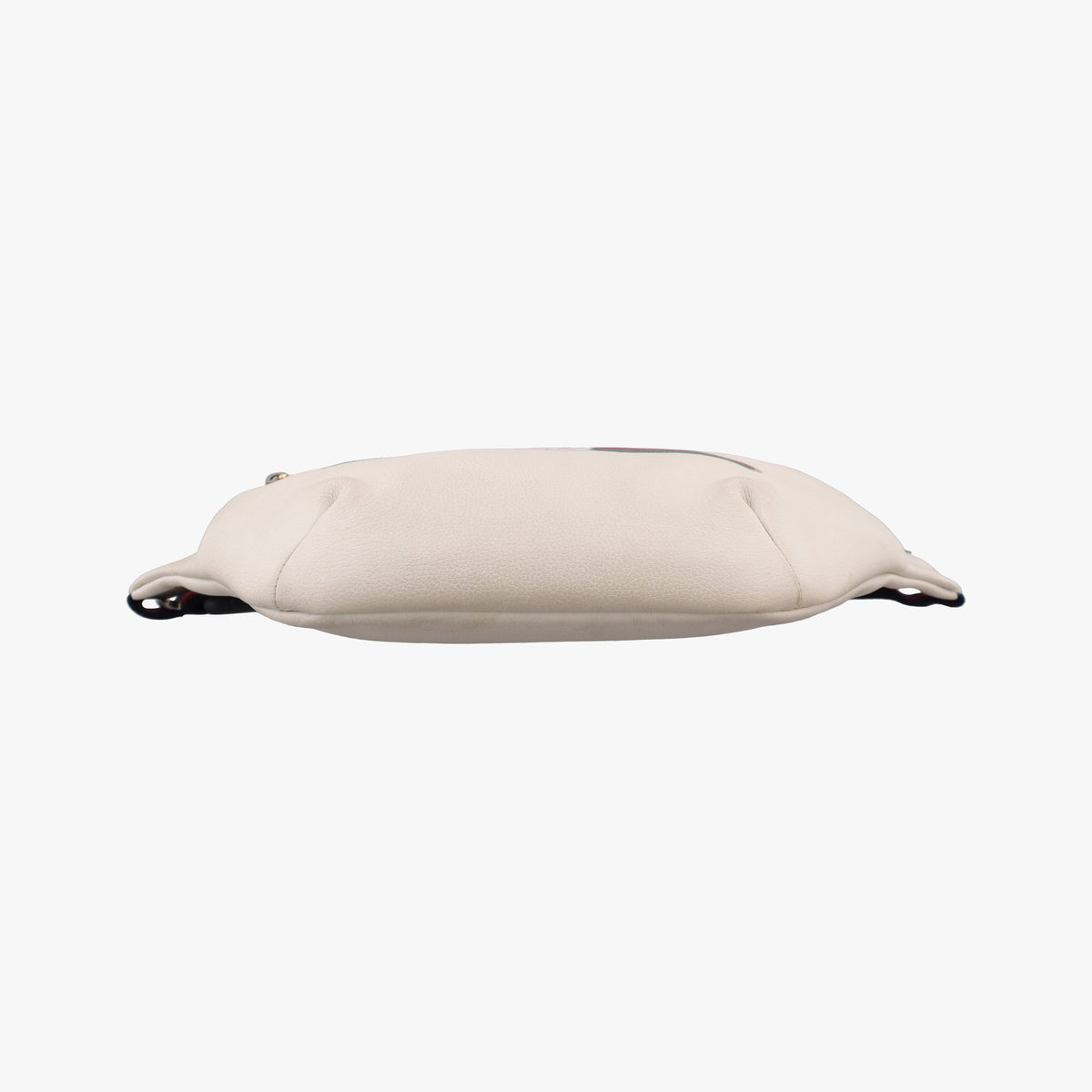 Pre-owned Gucci Print White Leather 530412 bum bag/waist bag | stylenewstar