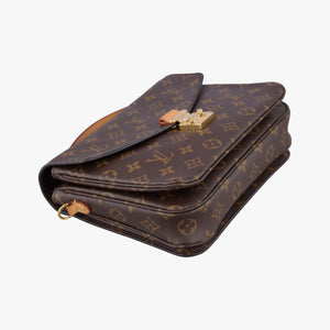 Pre-owned Louis Vuitton Pochette Metis MM Brown Monogram Canvas M44875 shoulderbag | stylenewstar