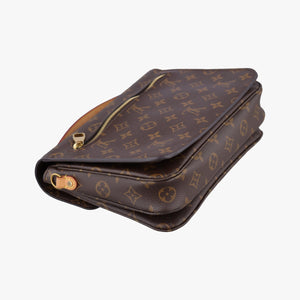 Pre-owned Louis Vuitton Pochette Metis MM Brown Monogram Canvas M44875 shoulderbag | stylenewstar