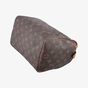 Pre-owned Louis Vuitton Speedy 30 BROWN Monogram Canvas M41528 handbag | stylenewstar