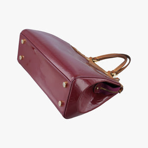 Pre-owned Louis Vuitton Brea MM ROUGE FAUVISTE Vernis M91690 shoulderbag | stylenewstar