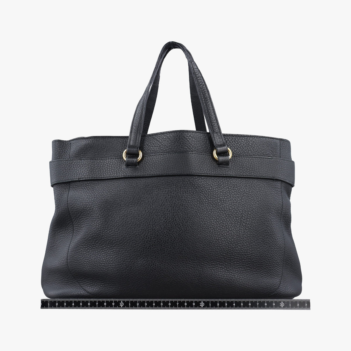 Pre-owned Gucci Bright Bit Black Leather 353117 shoulderbag | stylenewstar