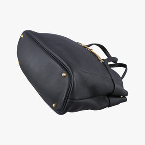 Pre-owned Gucci Bright Bit Black Leather 353117 shoulderbag | stylenewstar