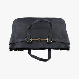 Pre-owned Gucci Bright Bit Black Leather 353117 shoulderbag | stylenewstar