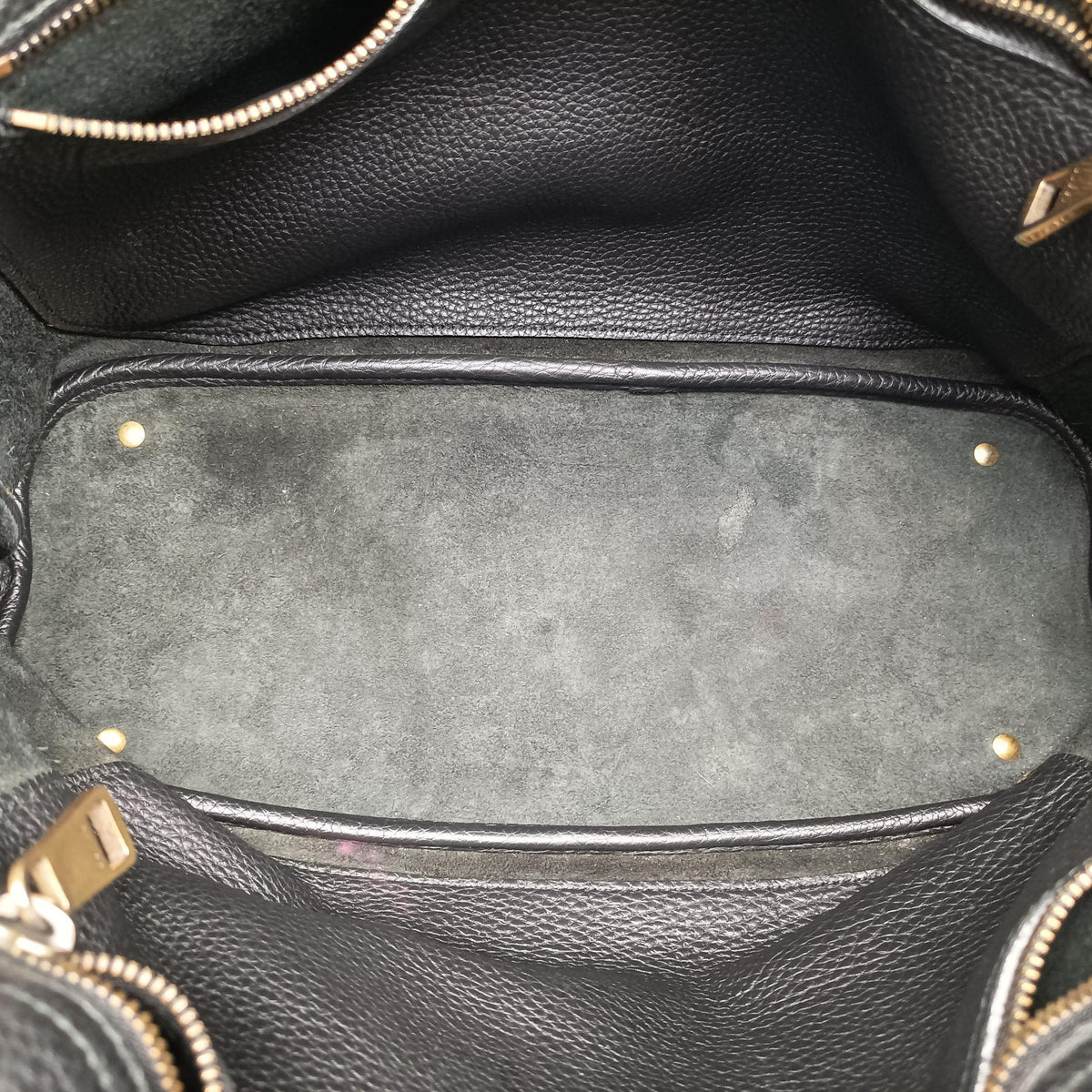 Pre-owned Gucci Bright Bit Black Leather 353117 shoulderbag | stylenewstar