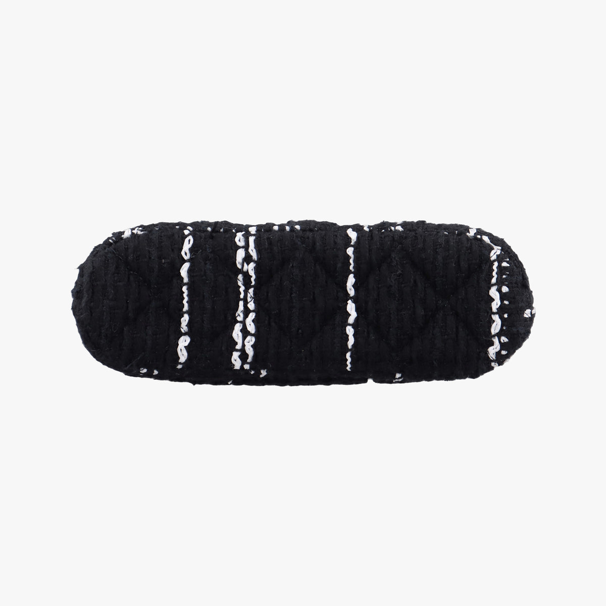 Pre-owned Chanel Cocomark Mini Black Tweed  shoulderbag | stylenewstar