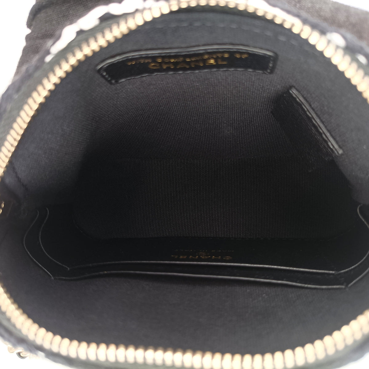 Pre-owned Chanel Cocomark Mini Black Tweed  shoulderbag | stylenewstar