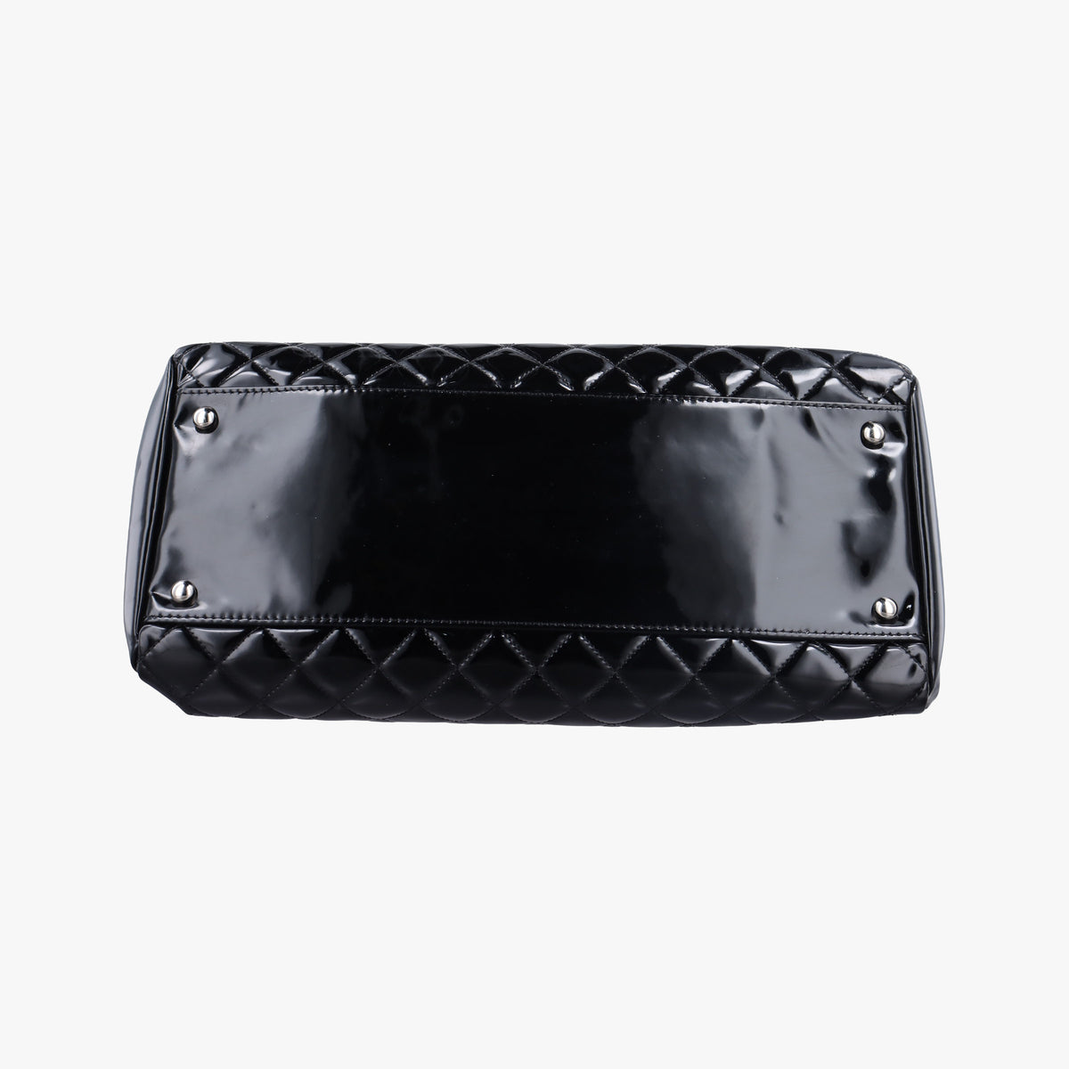 Pre-owned Chanel Mademoiselle Bowling Black Patent leather A50558 shoulderbag | stylenewstar