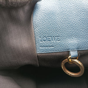 Vintage Loewe Hammock Blue leather  handbag | stylenewstar