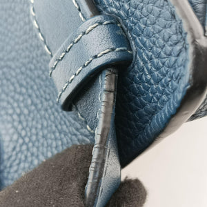 Vintage Loewe Hammock Blue leather  handbag | stylenewstar