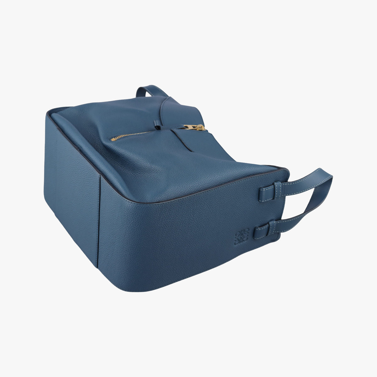 Vintage Loewe Hammock Blue leather  handbag | stylenewstar
