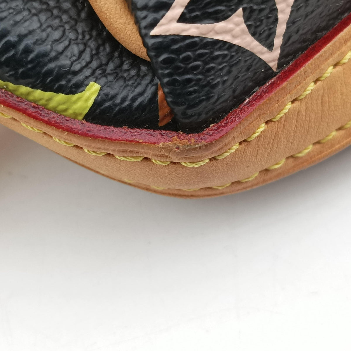 Pre-owned Louis Vuitton COURTNEY MM Noir Monogram Multicolor M45642 handbag | stylenewstar