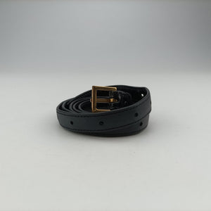 Pre-owned Yves Saint Laurent KATE Black Patent 534395 bum bag/waist bag | stylenewstar