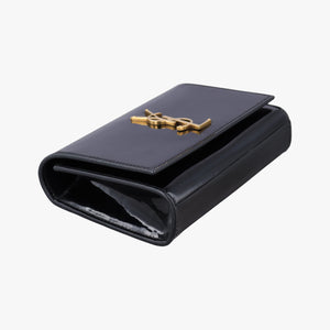 Pre-owned Yves Saint Laurent KATE Black Patent 534395 bum bag/waist bag | stylenewstar