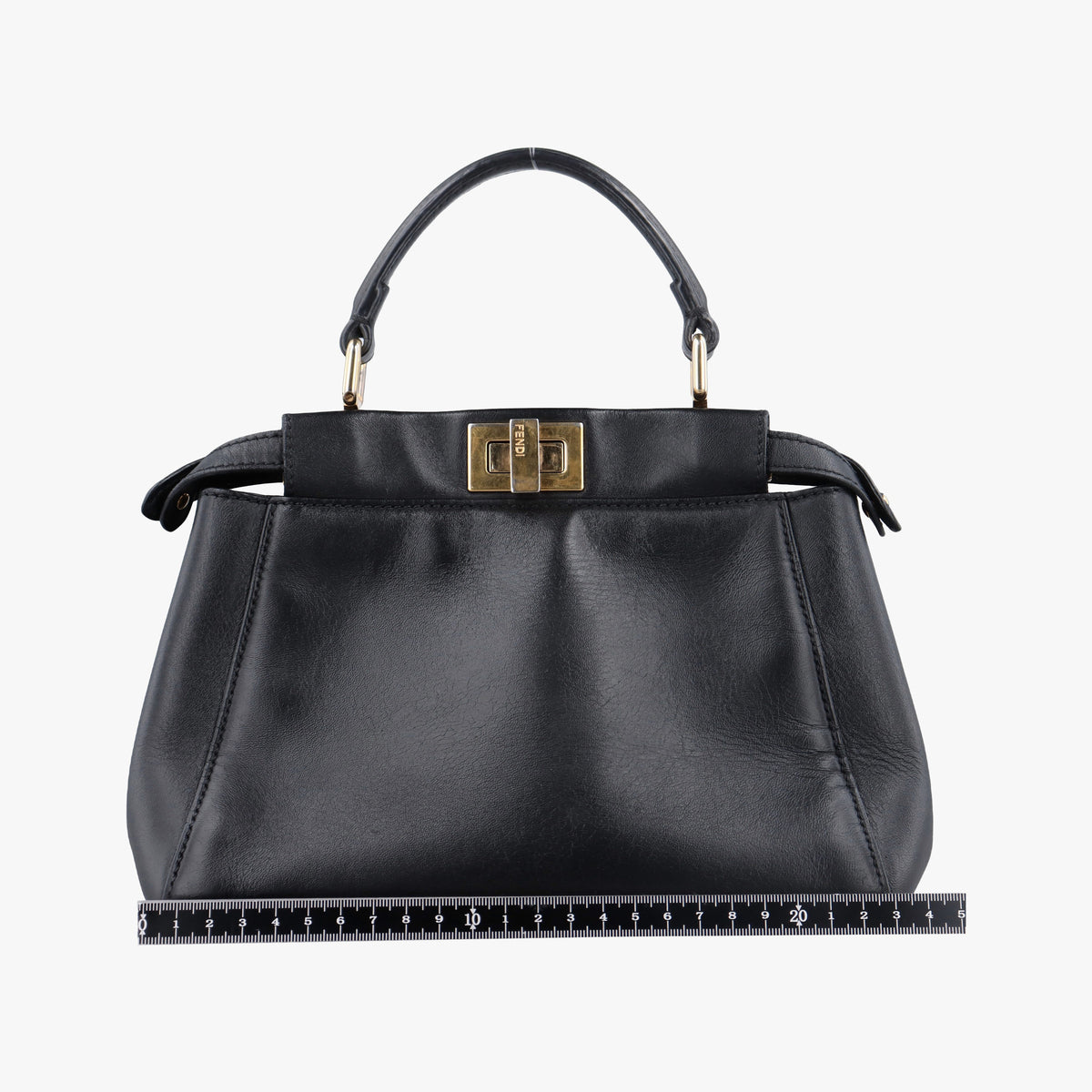 Vintage Fendi PEEKABOO Black Leather 8BN244 shoulderbag | stylenewstar