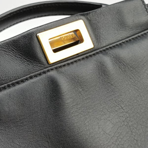 Vintage Fendi PEEKABOO Black Leather 8BN244 shoulderbag | stylenewstar